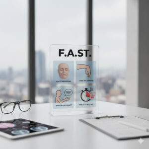 สัญญาณเตือน "โรคหลอดเลือดสมอง" (Stroke) ที่ควรรู้จัก F.A.S.T. ให้เร็วที่สุด