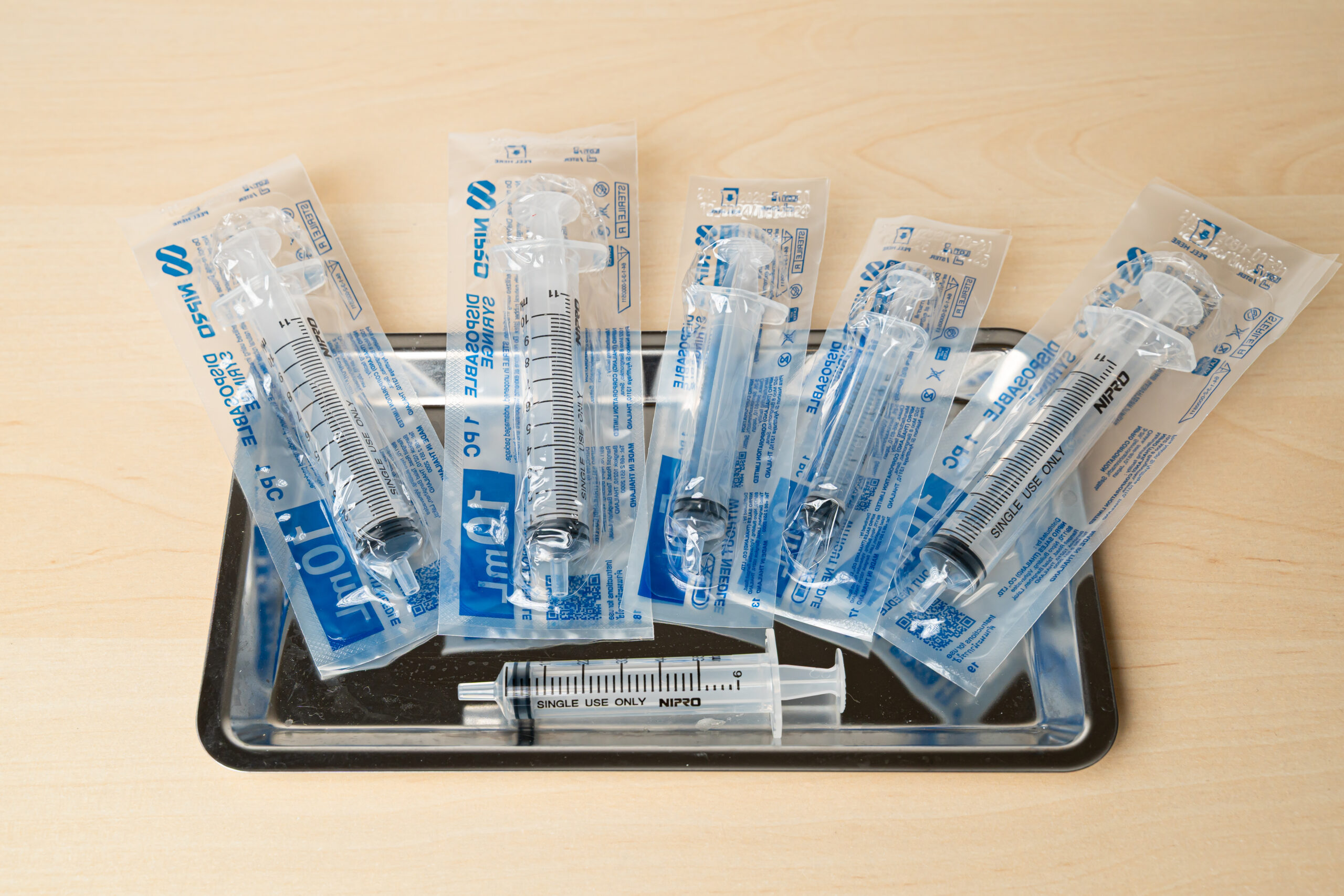 กระบอกฝึกกลืน Syringe ควบคุมปริมาณของเหลวป้องกันสำลัก